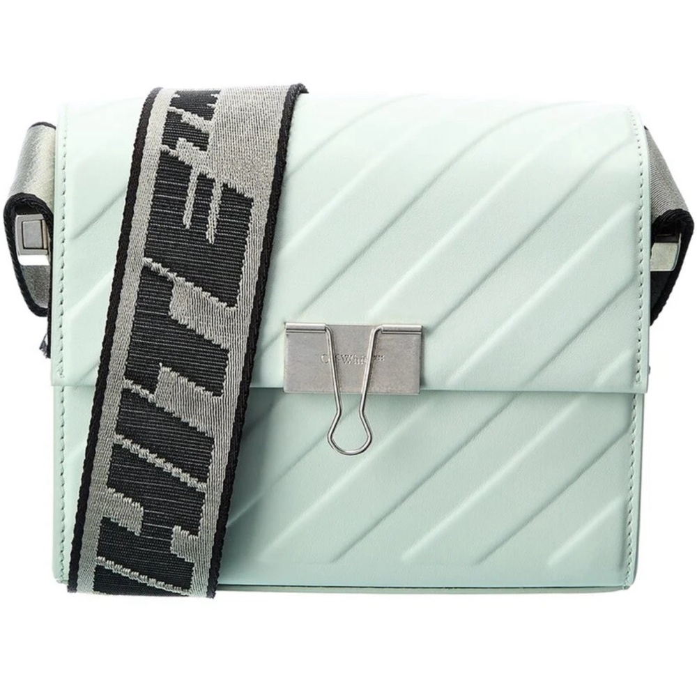 Off-White Binder Leather Shoulder Bag